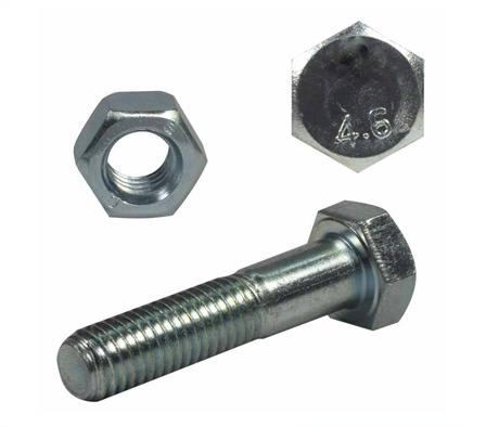 BOLT HEX HD 12.9PLN METRIC M6 X 55MM B/O